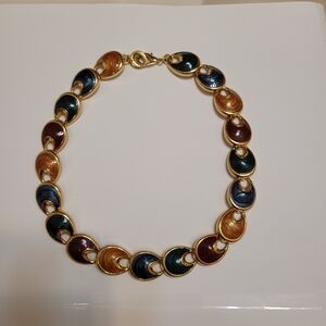 Chic Gold and Multicolor Necklace for Women